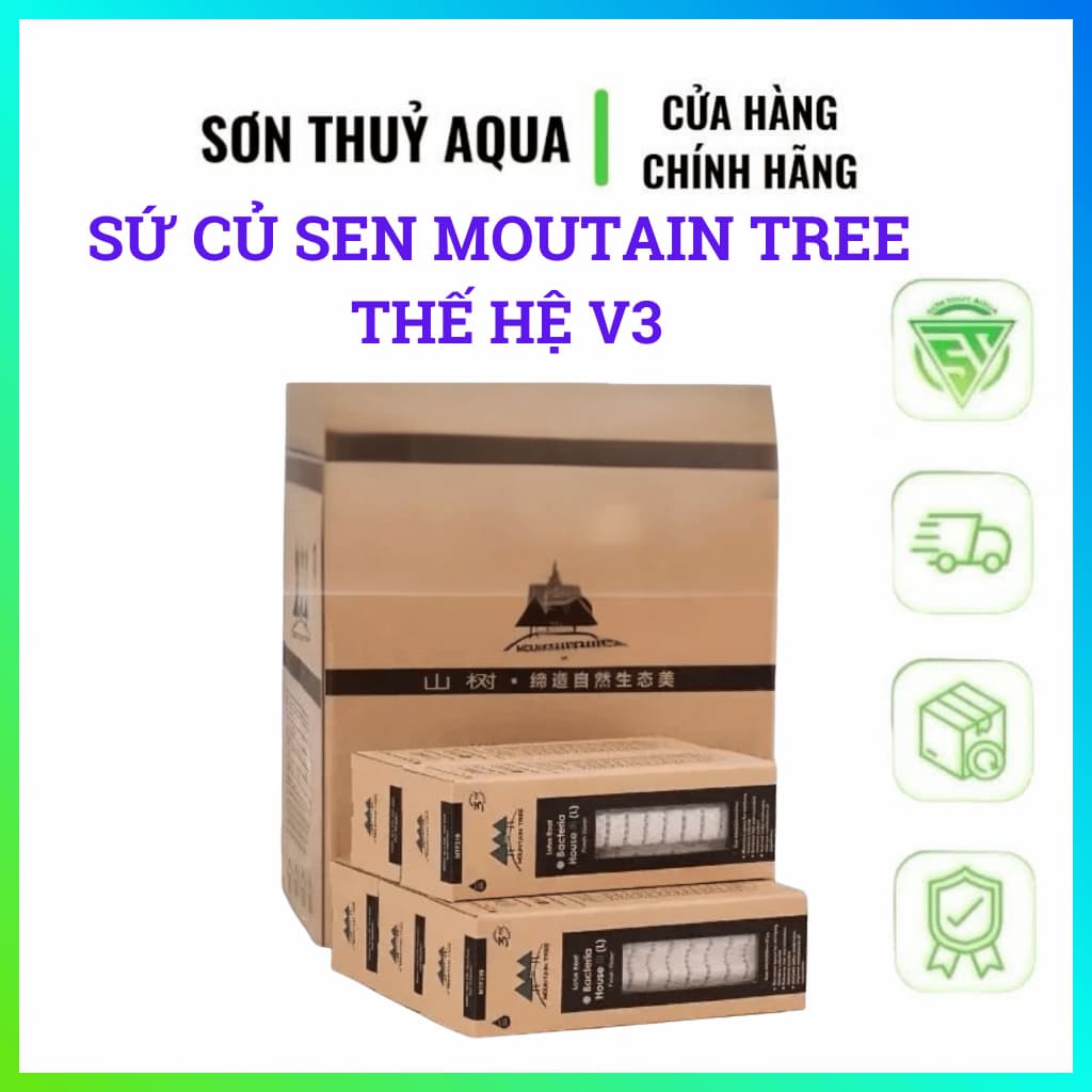 Sứ củ Sen Moutain Tree Thế Hệ V3 (Kt: 8x25cm) Cải Thiện Về Công Nghệ - Thùng 12 Thanh
