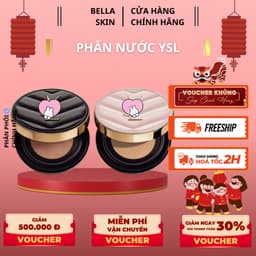 Phấn nước Cushion YSL Encre de Peau Tối ưu cho lớp nền một cách hoàn hảo, Che Phủ Tự Nhiên, Kiềm Dầu 1