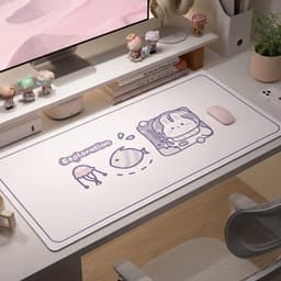 Thảm Bàn Máy Tính Da PU Mát Rời Chống Trượt - Thiết Kế Hiện Đại Cho Văn Phòng & Học Tập 5
