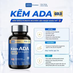 Kẽm ADA Gold - ứng dụng công nghệ ChelamaxBisglycinate với nguyên liệu từ Mỹ thêm Magie & Vitamin B. 4