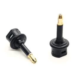 Đầu nối, đầu chuyển đổi cáp quang Toslink sang chân bé ( giá 1c ) 1