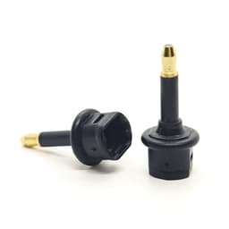 Đầu nối, đầu chuyển đổi cáp quang Toslink sang chân bé ( giá 1c ) 2