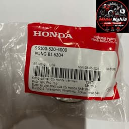 Bạc Đạn / Vòng Bi 6204 Cho Xe Honda Wave RSX, Wave RSX AT Fi (Mã 96100-620-4000) - Hàng Chính Hãng 3