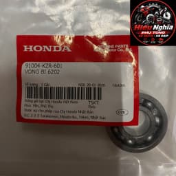 Vòng Bi Bạc Đạn Láp 6202 Honda Air Blade, Lead, SH, SH Mode, PCX (Mã 91004-KZR-601) - Chính Hãng. 5