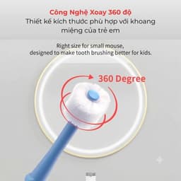 [NHẬT BẢN] Bàn Chải Đánh Răng Xoay 360 Độ Cho Bé Higuchi Lông Mềm An Toàn 4