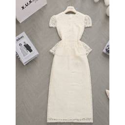 Xukadress_váy xoè dự tiệc, váy kem sang chảnh 2