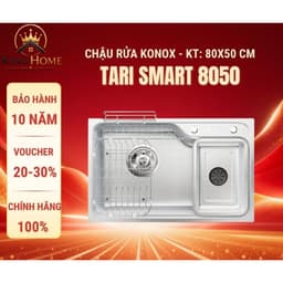 Chậu rửa bát Konox Tari Smart 8050 chống xước new 2026 | CAM KẾT CHÍNH HÃNG 1