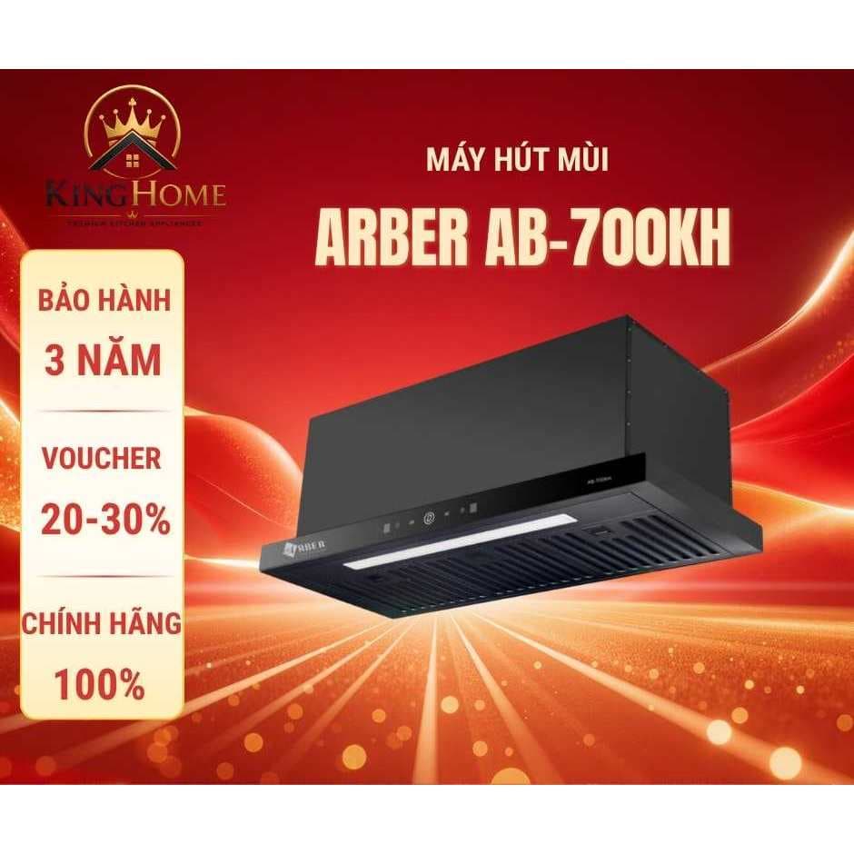 Máy Hút Mùi Nhà Bếp Arber 700KH | Thiết Kế Hiện Đại, Khử Mùi Hiệu Quả | Công suất 1400m3/h