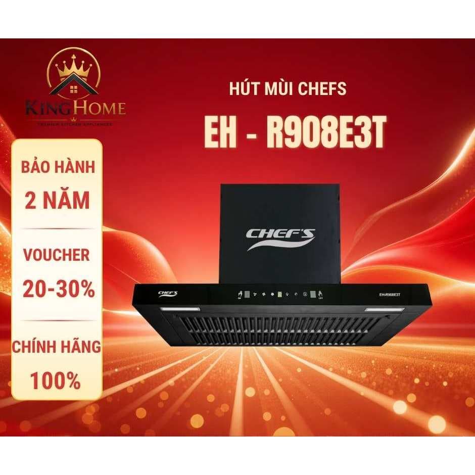 Máy hút mùi Chefs EH-R908E3T