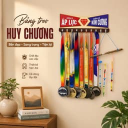 🏅 BẢNG TREO HUY CHƯƠNG – LƯU GIỮ MỌI CỘT MỐC VINH QUANG 🏃 4