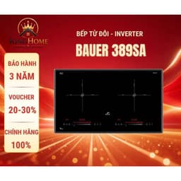 Bếp từ đôi Bauer BE 389SA | Nhập khẩu Malayisa | Sôi liu riu 1