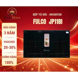Bếp từ đôi Fulco FC-JP118i | Bếp từ Inverter | Hàng chính hãng bảo hành tại nhà | Hàng chính hãng 1