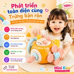 Trứng bận rộn 6 mặt Busy Cute, đồ chơi đa năng cho bé, các mẫu đồ chơi MONTESSORI giáo dục sớm, đồ chơi bận rộn cho bé 2
