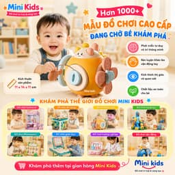Trứng bận rộn 6 mặt Busy Cute, đồ chơi đa năng cho bé, các mẫu đồ chơi MONTESSORI giáo dục sớm, đồ chơi bận rộn cho bé 9
