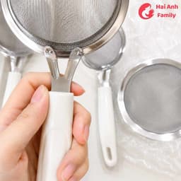 Rây Lọc Bột Cháo Inox 304 Cao Cấp – Không Gỉ, An Toàn Cho Bé Ăn Dặm 7