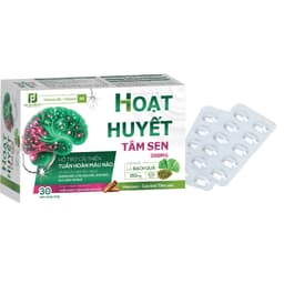 HOẠT HUYẾT TÂM SEN TAM LONG chóng mặt, đau đầu, khó ngủ, suy giảm trí nhớ 1