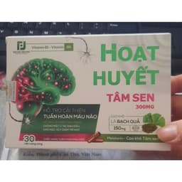 HOẠT HUYẾT TÂM SEN TAM LONG chóng mặt, đau đầu, khó ngủ, suy giảm trí nhớ 2