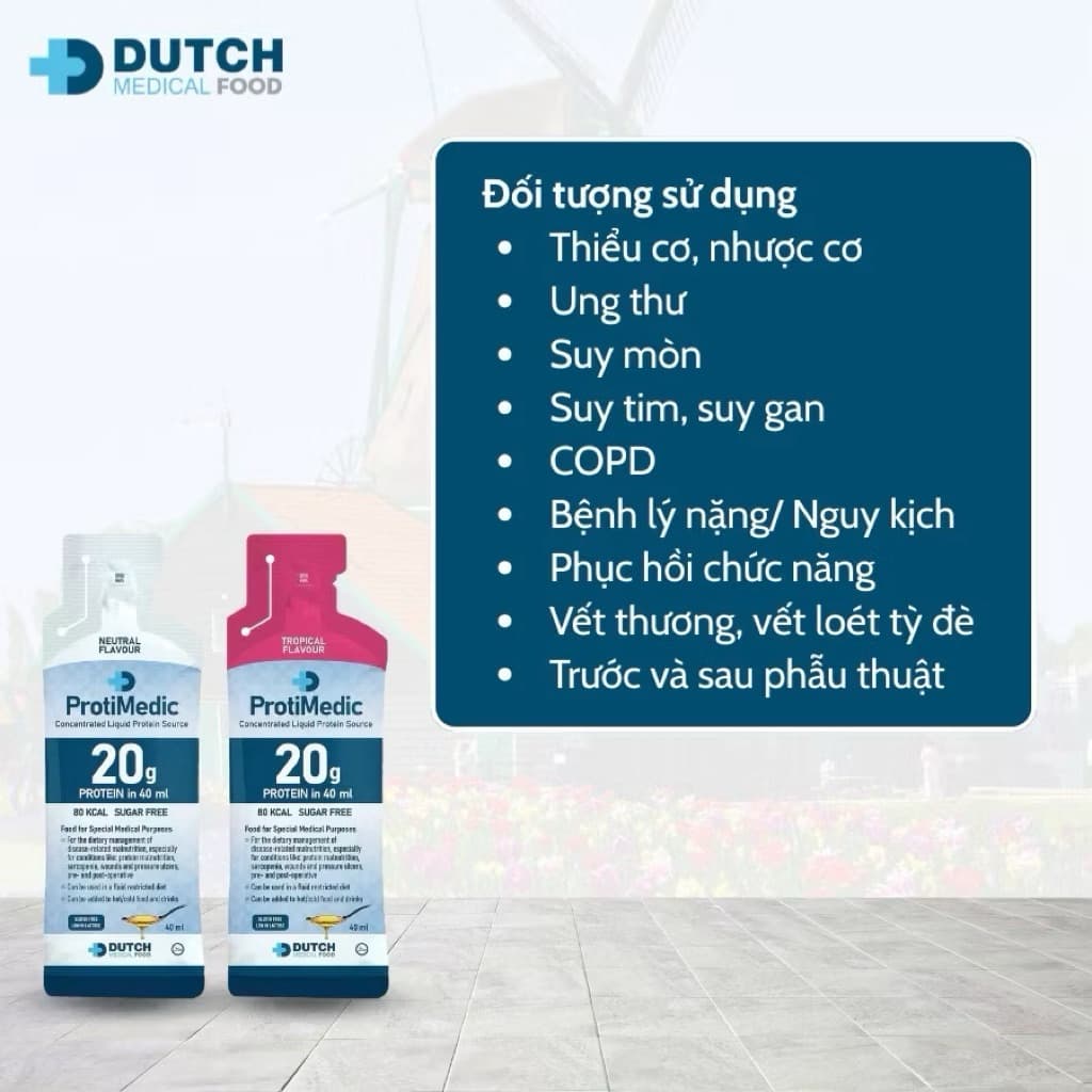 Protimedic 40ml Thực Phẩm Bổ Sung Dinh Dưỡng Protein Cho Người Bệnh, Thể Thao, Gymer, Người Suy Dinh Dưỡng