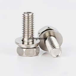 Ốc Hộp Xích Xe Máy gắn cho xe sirius ya 6 ly và 5 ly chất liệu Niken không rỉ sét phụ tùng xe máy caoduongracing 9