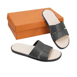 NEW  FASHION 2026 - Dép quai ngang nam thời trang phong cách trẻ, chất liệu da microfiber sang trọng đế mỏng nhẹ B456 4
