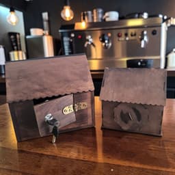 Hộp Tipbox Hình Ngôi Nhà Có Ổ Khóa | Lynhdecor MIỄN PHÍ Khắc Tên, Logo Quán Theo Yêu Cầu 6