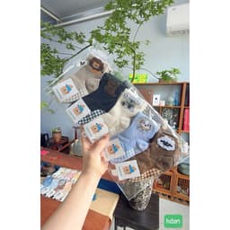 Tất Cho Bé Sơ Sinh, Tất Cho Trẻ Nhỏ Từ 0-3 Tuổi SET 5/10 Đôi Tất Có Lớp Cao Su Chống Trơn Trượt 7