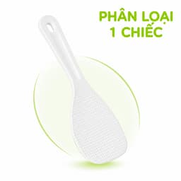 Muôi Cơm Chấm Bi Chống Dính Cán Dài Chịu Nhiệt Dễ Cầm Tay Phù Hợp Mọi Nồi Cơm Gia Đình GD364 8
