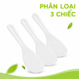 Muôi Cơm Chấm Bi Chống Dính Cán Dài Chịu Nhiệt Dễ Cầm Tay Phù Hợp Mọi Nồi Cơm Gia Đình GD364 9