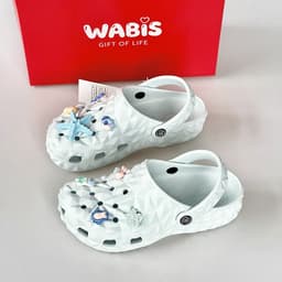 [Tặng Charm + Móc Khoá]Dép Sục Kim Cương WABIS Đế 3cm Không Thấm Nước, Chống Trượt [WUC-V3] 7