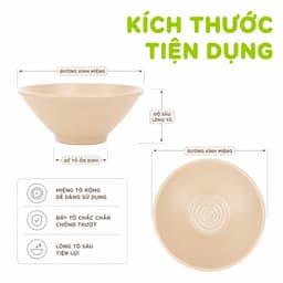 Tô Xoắn Thái Bé Nhựa PP Cao Cấp An Toàn Thực Phẩm Dùng Được Lò Vi Sóng Tủ Lạnh Bền Đẹp GD365 6
