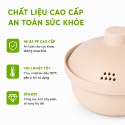 Âu Đựng Thực Phẩm Kiểu Nhật Có Nắp Chống Bụi Chịu Nhiệt Tốt Phù Hợp Gia Đình Văn Phòng GD367 2