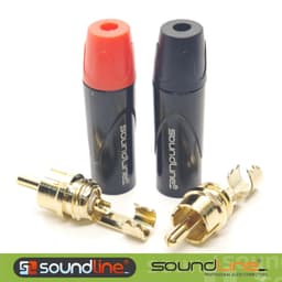 ( 1 Cặp ) Jack ( rắc ) AV - Hoa Sen - RCA chính hãng Soundline. 4