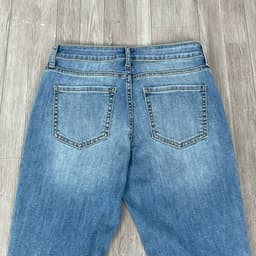 [ Hiền BigSize] Quần Jean Dài Nữ, Ống Loe Rộng,Cạp Cao Hack Chân Dài Co Giãn Thoải Mái - Quần Bò Loe Dài 8