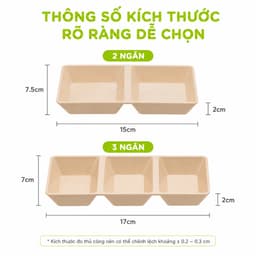 Set 5 Đĩa Chấm Phíp Vuông 2 Ngăn 3 Ngăn 1221 Việt Nhật An Toàn Thực Phẩm Dùng Gia Đình Nhà Hàng GD368 6
