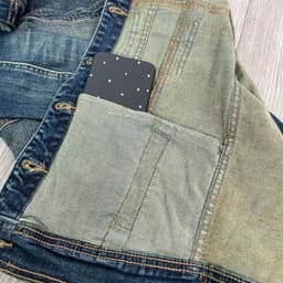 [ Hiền BigSize] Áo Khoác Jean Nữ Dài Tay Phong Cách Hàn Quốc - Áo Khoác Nữ Form Vừa ,Cổ Bẻ ,Chất Jean Co Giãn Cao Cấp 8