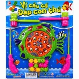 Đồ chơi câu cá , búa đập , có nhạc chạy pin aa 2 chức năng trong 1 [ HÀNG VN ] 5