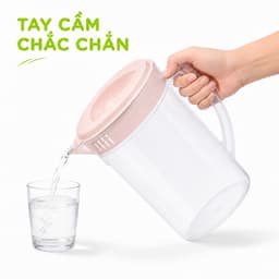 Ca Trong Nhựa 2500ML Hokori Có Nắp Chịu Nhiệt An Toàn Thực Phẩm Đựng Nước Trà Nước Ép Tiện Lợi GD370 4