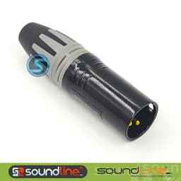 Jack rắc canon, xlr hàn dây , cắm micro, chân đồng SOUNDLINE ( Giá 1 cái ) 5
