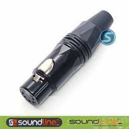Jack rắc Canon 5 chân, XLR 5 chân Canon 5Pin hãng SOUNDLINE ( Giá 1c ) 2