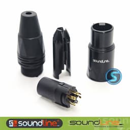 Jack rắc Canon 5 chân, XLR 5 chân Canon 5Pin hãng SOUNDLINE ( Giá 1c ) 4