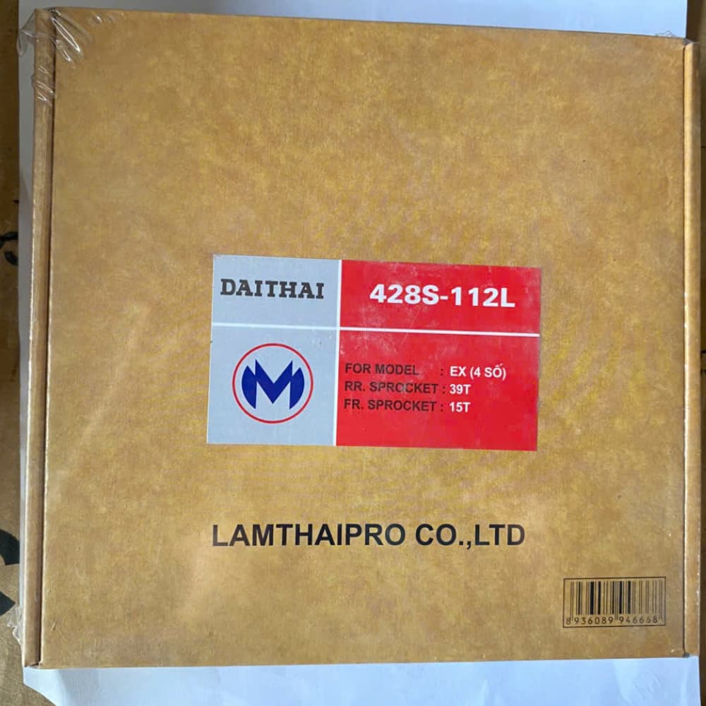 Bộ Nhông Sên Dĩa Daithai Cho Exciter 135 4 Số (15T x 39T) - Nhông Xích Thái Lan Hàng Chính Hãng