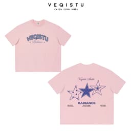 Áo Thun Local Brand VEQISTU " RADIANCE ", Áo Thun Boxy Form Rộng  250Gsm 100% Cotton 2 Chiều 9