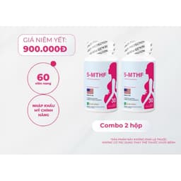 5MTHF HỖ TRỢ  Chống lại dị tật ống thần kinh thai nhi Giúp ổn định thai nhi, giảm dọa sảy thai 5