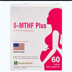 5 MTHF Plus 60v [CHÍNH HÃNG] bổ trứng, tăng thụ thai, hỗ trợ vô sinh hiếm muộn 2