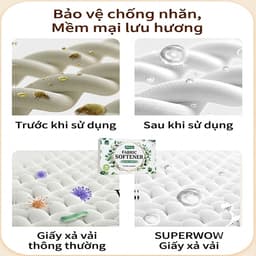 Giấy Xả Vải Dạng Tờ Hộp 40 Tờ FABRIC SOFTENER - Thơm, Mềm Phẳng Quần Áo, Dùng Cho Máy Giặt Và Sấy 5