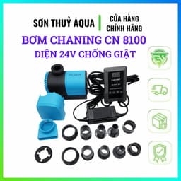 Bơm Chaning CN-8100 DC 24V Chống Giật | Bơm Điều Chỉnh Lưu Lượng 5W-135W Siêu Êm Tiết Kiệm Điện 4
