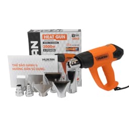Máy Khò Nhiệt Nóng Điện HUKAN G2-KN2000s, Công Suất Cao 2000w, Nhiệt Độ 60~600*C - Tặng 8 Đầu Ống 2