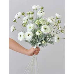 Hoa trà mao lương giả cao cấp dài 67cm trang trí nhà ,cắm điểm, bó hoa cầm tay,decor quan caphe siêu hót 6