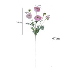 Hoa trà mao lương giả cao cấp dài 67cm trang trí nhà ,cắm điểm, bó hoa cầm tay,decor quan caphe siêu hót 9