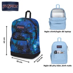 Balo chính hãng Jansport (USA) Cross Town Plus 26 lít, tiện lợi, độ bền cao, bảo hành 1 năm JS0A7ZNZ 2
